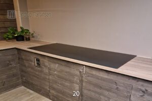 Nedfelt varmeplate i oljet karbonstål